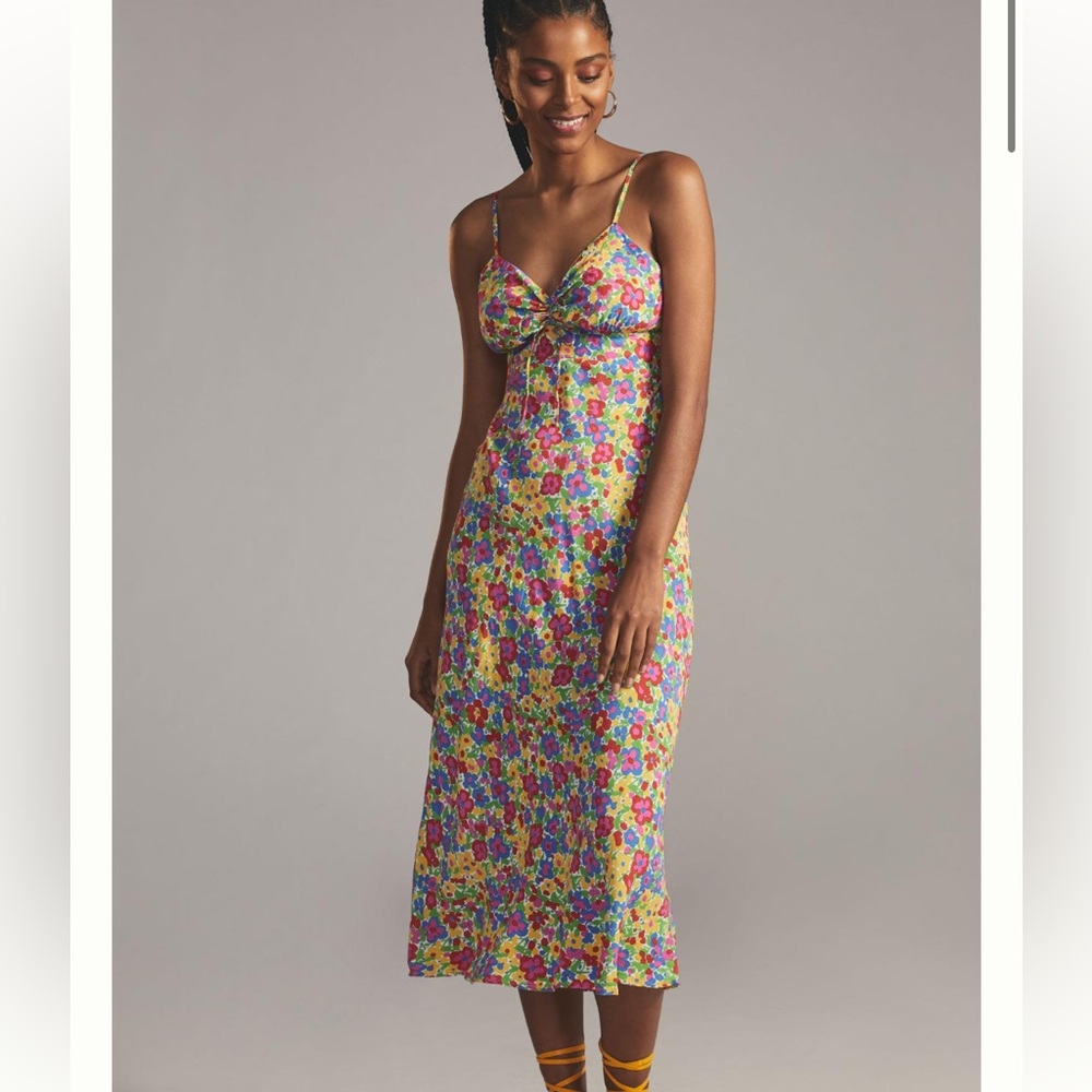 Anthropologie floral dress